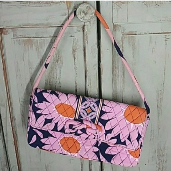 Vera Bradley Handbags - Vera Bradley Purse Knot Just a Clutch Bag Blue